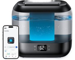 Luchtbevochtiger - 4L - Lucht Reiniger - Draadloos & Oplaadbaar - Luchtbevochtiger Babykamer - Fluisterstil - Luchtbevochtigers