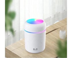 Luchtbevochtiger Deluxe - Geur Verspreider - USB Humidifier - Aromadiffuser - Aromatherapie - Met 3 100 % Etherische oliën GRATIS!