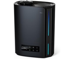 Luchtbevochtiger - Grote watertank 6 liter - Ultrasone luchtbevochtiger - Automatische functie met Hygrometer - Aroma diffuser - Humidifier - Luchtbevochtigers - Geruisloos