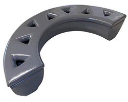 Luchtbevochtiger Keramiek voor Open Haard en Oven - 450 ml - Halfrond - Leigrijs