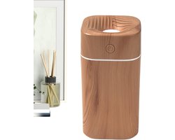 Luchtbevochtiger - luchtbevochtiger slaapkamer - 1 stuk - luchtbevochtigers woonkamer - luchtbevochtigers slaapkamer - lucht bevochtiger slaapkamer - luchtbevochtiger slaapkamer stil - Bruin