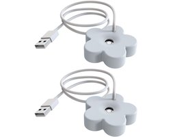 Luchtbevochtiger - luchtbevochtiger slaapkamer - luchtbevochtigers woonkamer - 2 stuks - luchtbevochtigers slaapkamer - lucht bevochtiger slaapkamer - luchtbevochtiger slaapkamer stil - Wit