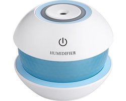 Luchtbevochtiger Magic Diamond Humidifier -Led sfeerverlichting- De stijlvolle luchtbevochtiger- Geur verspreider- met USB micro kabel Kleur Blauw wit