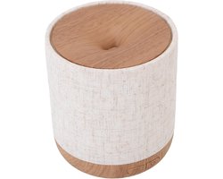 Luchtbevochtiger - met Stoffen Hoes en Nachtlampje - Ultrasone Aromadiffuser - Luchtbevochtiger met Verlichting - Kamerdecoratie - Kleine Luchtbevochtiger - 200 ml