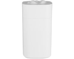 Luchtbevochtiger Oplaadbaar Spray Ultrasoon Auto Mini Keep Luchtbevochtiger Nachtlampje (Wit)