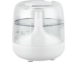 Luchtbevochtiger -Slaapkamerbevochtiger - 650ml – Met nachtlampje - Humidifier – lucht bevochtiger - luchtbevochtiger met aromatherapie - luchtbevochtiger babykamer – Fluisterstil –luchtbevochtiger slaapkamer - LED Sfeerverlichting – wit
