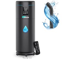 Luchtbevochtiger voor grote ruimtes - 17L capaciteit met 4 snelheden en 360° mondstuk