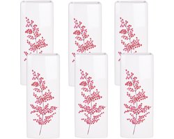 Luchtbevochtiger Waterverdamper voor de radiator - 6x - dolomiet - wit - bessentak - 21 cm