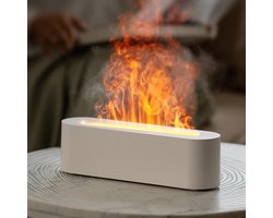 Luchtbevochtiger wit-150ML-Echografie-Timingfunctie-Geurverspreider-Geschikt voor thuis en op kantoor