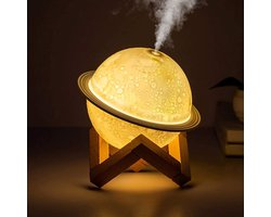 Luchtbevochtigers-3D Maan LED-nachtlampje-Aroma diffuser luchtbevochtiger-Decoratielamp-Creatieve geschenken-Geschikt voor de woonkamer, slaapkamer, kantoor en kinderkamer