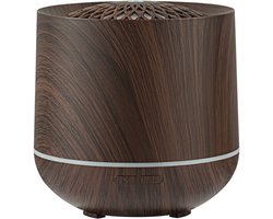 luchtbevochtigers - luchtbevochtiger met aromatherapie - 300ml Diffuser -lucht bevochtiger - luchtbevochtiger slaapkamer - 7 kleuren LED-licht en automatische uitschakeling- Essentiële oliediffuser voor thuis en op kantoor (Donker)