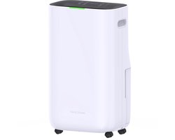 Luchtontvochtiger en Luchtreiniger - 20L - HEPA filter - 320W- Wit- Vivid Green