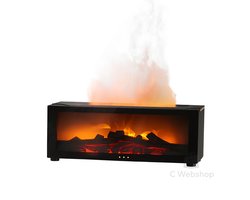 Openhaard Led Diffuser- Vlam effect - Luchtbevochtiger - Nachtlampje - Mini Sfeerhaard