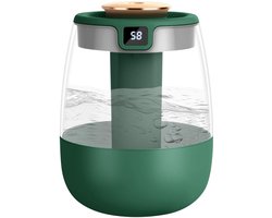QTTVBTNA -1,3L Luchtbevochtiger met Display – 20 Uur Werking – 3 Spray Modi – Voor Slaapkamer, Baby & Kantoor