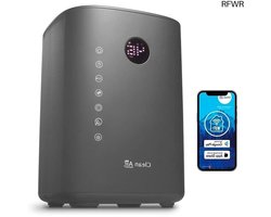 RFWR® Luchtbevochtiger Smart Top Filling voor kleine en grote ruimtes tot 65m² - Ultrasone bevochtiging met UVC-sterilisatie