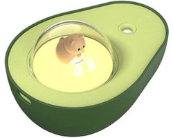 Schattige Avocado Luchtbevochtiger USB Klein Mini Draagbaar Oplaadbaar Thuis