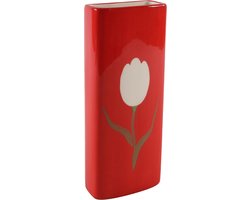 Svenska Living luchtbevochtiger radiator - rood - porselein - 20 x 8 x 4 cm - waterverdamper kinderkamer
