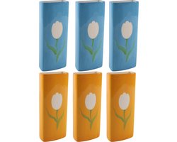 Svenska Living Radiatorbak luchtbevochtiger/waterverdamper - 6 st - 20 x 8 cm - porselein