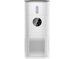 TELEO - 2-in-1 Luchtbevochtiger – Luchtreiniger met vervangbaar HEPA 13 filter + koolstoffilter – 4 Snelheden & Auto-Modus – Timer & Slaapstand ≤25dB – Werkt tegen huisstofmijt, hooikoorts, allergie, stof – Wit - TELEO