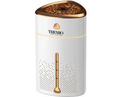 Themio Luchtbevochtiger - Wit/Goud - 1L - Aroma Diffusers - Zware Mist Bevochtiger - Humidifier - geurverspreider- Sfeerverlichting