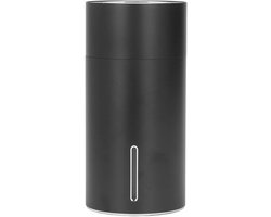 USB-luchtbevochtiger Geluidsarm Automatische Mini Draagbare Auto Geurverspreider 260ML voor in de Auto (BLACK)