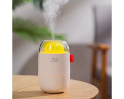 USB Luchtbevochtiger in Cactusvorm – Stil – Met LED – Voor Baby-, Slaap- of Kantoorruimte