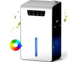 Visaly 2-in-1 Luchtontvochtiger & Bevochtiger - Luchtontvochtiger Slaapkamer - Dehumidifier - Luchtbevochtiger - 1000ML per dag - Incl. Hygrometer