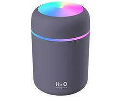 Ynkkvre - Mini Luchtbevochtiger - Draagbare Ultrasone Bevochtiger - Luchtbevochtiger - Humidifier - Air Humidifier - Natuurlijk Houten Design - 2 Nevelmodi & Nachtlicht - USB Voeding & Automatisch Uitschakelen - Ideaal voor Slaapkamer & Kantoor