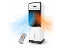 4-in-1 Luchtkoeler & Verwarming – Koelen, Verwarmen, Ventileren en Bevochtigen – 1800W – Afstandsbediening – 2L Watertank