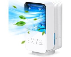 Aura® Airco Zonder Afvoerslang - Airco - Aircooler -700ml Air Conditioning - Energy Class A- Wit - 27 cm x 15 cm x 14 cm