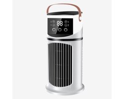 Aurixi® Airco Zonder Afvoerslang - Luchtkoeler - Aircooler - 7 Standen - Mobiel - Wit - 16cm x 16cm x 16cm