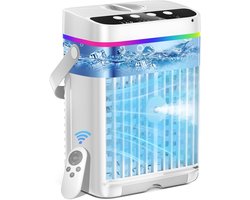 BlXc® Mobiele Luchtkoeler - Ventilatoren - Zonder Afvoerslang -Wit