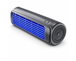 Bobypet - Premium Aircooler Muurmontage - Zonder Boren Ventilator - Energiezuinige Koeler met Drie Snelheden - Draagbare Mobiele Airco Cooler voor Slaapkamer, Keuken en Badkamer - Compacte Wandventilator met Geavanceerde Waterkoeling - grijs