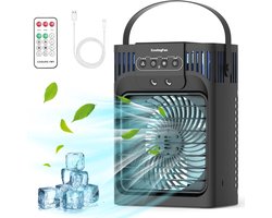 CLGP® Mobiele Airco - Aircooler - Ventilatoren - Zwart