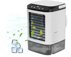 Draagbare airconditioner 3-speed mini-airconditioning 900 ml watertank luchtkoeler met 7-kleuren nachtlampje voor kantoorslaapkamer