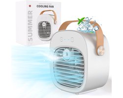 Draagbare Luchtkoeler - Mini Persoonlijke Airconditioner met 3 Snelheden en Luchtbevochtiger
