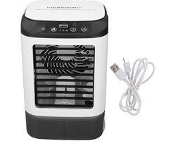 Draagbare Mini Airconditioner met Vernevelaar en Instelbare Ventilatorsnelheid