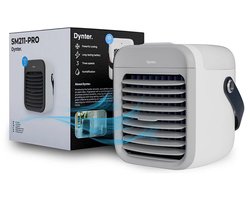 Dynter. Mobiele Aircooler - Draadloze Luchtkoeler - Mini Ventilator - Grijs (SM211)