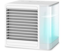 FlinQ Aircooler - Luchtkoeler - tafelventilator - Airco - 800ml Waterreservoir - LED-verlichting