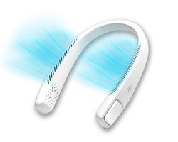 LIVINGTON Cool2Go Nekventilator - lichtgewicht draagbare nekventilator met 3 snelheden, flexibele nekriem en 6 uur werktijd.