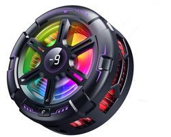 longziming -Mobiele Telefoonkoeler - Magnetische Absorptie - Koelt Snel -gestuurde Ventilatie En Digitale Temperatuurweergave - 1 Stuk - Universeel - voor gamen en video kijken - Zwart