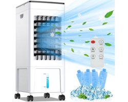 Luchtkoeler - Ventilatoren - Zonder Afvoerslang - Wit en Zwart