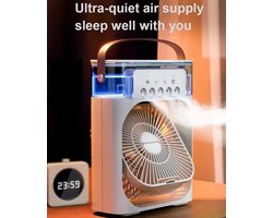 Mini Draagbare Air Conditioner Fan Ventilator - Verkoeld, Bevochtigd, Draagbare kleine watercooler & Aroma Diffuser