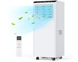 Mobiele Airconditioner – Draagbare Airco – Verplaatsbare Airconditioner – 4-in-1 Airco – 9000 BTU Koelen – Stil Met Timer