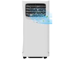 Mobiele Airconditioner – Verkoeler – Ventilator – Ontvochtiger – Draagbaar – 3-In-1 Functie – 24-Uurs Timer