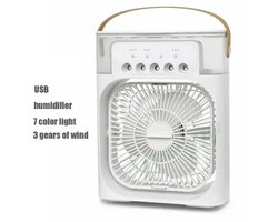 NordHaus Luchtkoeler - Aircooler - Luchtbevochtiger - 3-in-1 Koeling met 3 Snelheden - Wit 23 x 15,3 x 7 cm