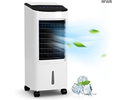 RFWR® Mobiele 4-in-1 Airco met Waterkoeling - Draagbare Luchtkoeler voor Thuis en Kantoor