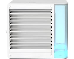 Rovary™ Aircooler PLUS - Koelen & Bevochtigen - USB-C - 2 standen - Ventilator - Tafelventilator - Airco - Bureau - Slaapkamer - Bed