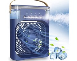 RWB® Airco Zonder Afvoerslang - Luchtkoeler - Aircooler - Blauw - 6x7x4cm