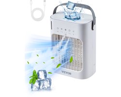 VEVOR Draagbare Airconditioner 4-In-1 Verdampingsluchtkoeler 700ml Watertank